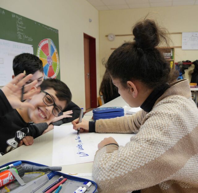 Children in the Unfairtobacco project class, 2019